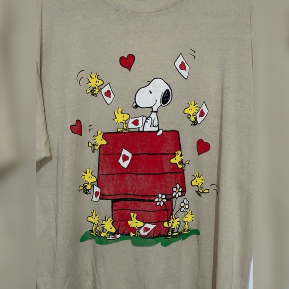 Valentine’s Day Snoopy Adult Graphic Tee - Picture 3 of 3